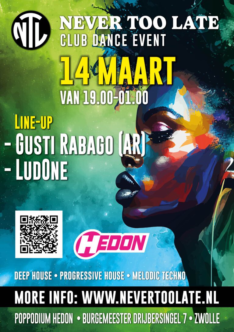 A3 poster NTL Hedon 14 Maart 2026