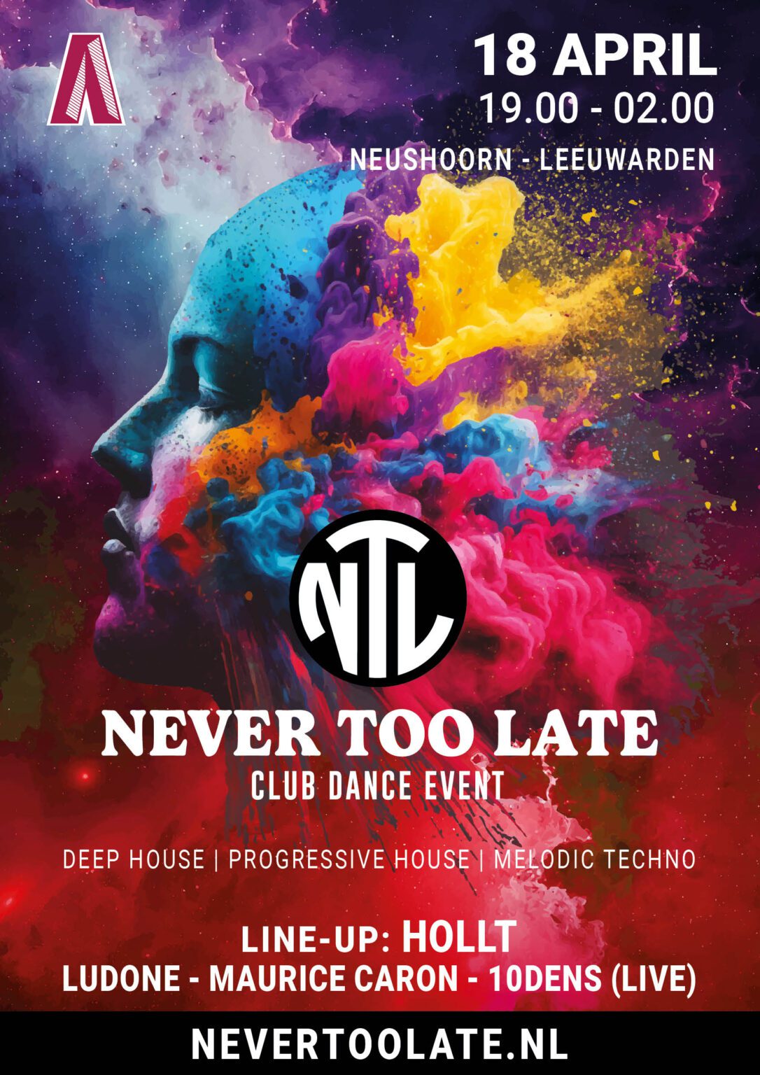 A3 poster Leeuwarden 18 april 2026 zonder QR